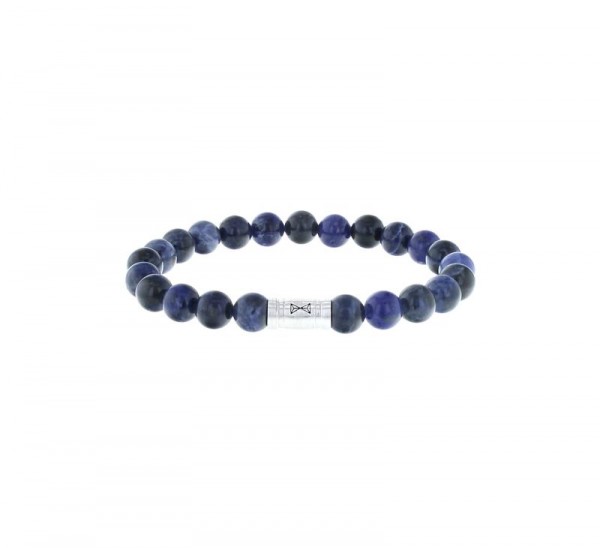 Aze Jewels - Armband AZ-BS004-A-175 The Sodalite Natuursteen - Blauw