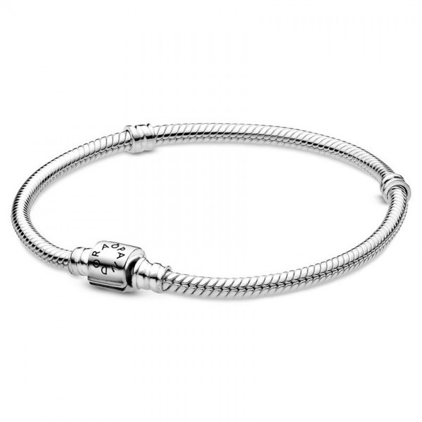 Pandora Moments - Zilveren Snake Armband 598816C00 21cm - Cilindersluiting