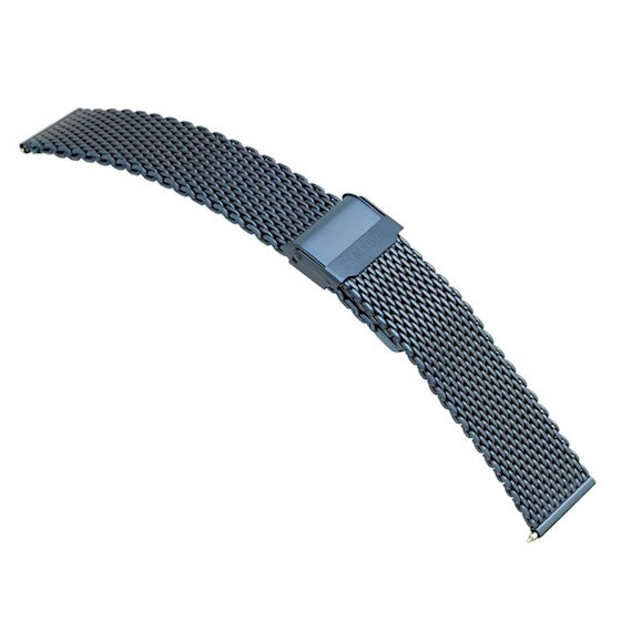 Samsung Smartwatch band 20mm blauw milanees
