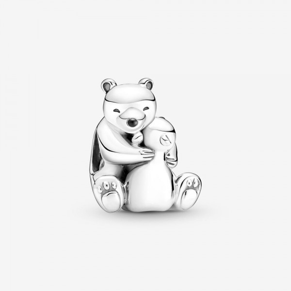 Pandora - Zilveren Bedel 790032C01 Knuffelende IJsberen