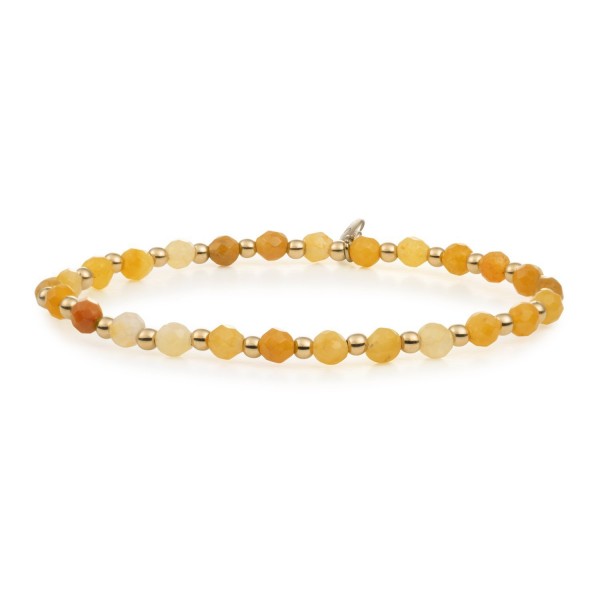 Sparkling Jewels - Yellow Jade SBG-GEM30-3MM-MIX Armband