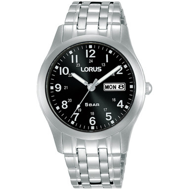 LORUS Horloge Zilverkleurig -Zwart RXN73DX5